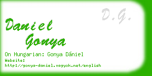daniel gonya business card